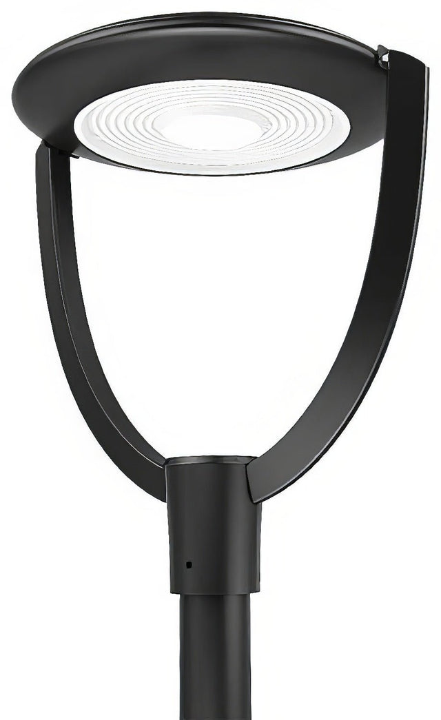 Dabmar Lighting GM571-LB150-50K-B black outdoor post light fixture