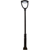 Dabmar Lighting GM5711-LB150-50K-B black post light & pole