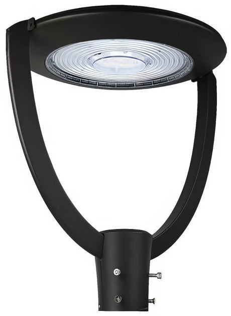 Dabmar Lighting GM572-LB75-50K-B black outdoor post light fixture