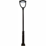 Dabmar Lighting GM5721-LB75-50K-B black post light & pole