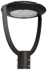 Dabmar Lighting GM573-LB55-MULT-B black outdoor post light fixture