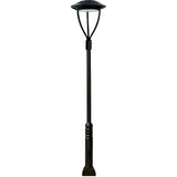 Dabmar Lighting GM5750-LED80-B black post fixture