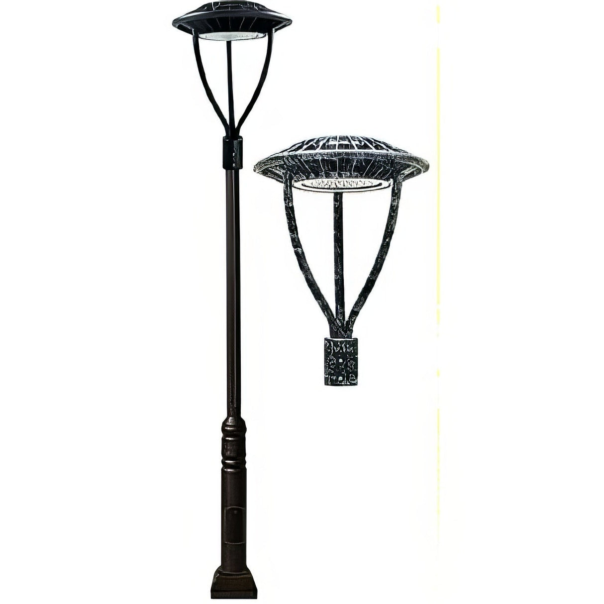 Dabmar Lighting GM5750-LED80-VG verde green post fixture