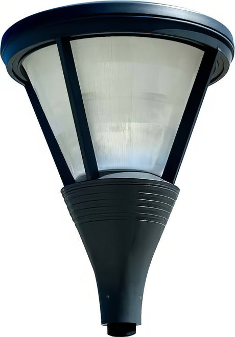Dabmar Lighting GM580-L80-30K-B black outdoor post light fixture
