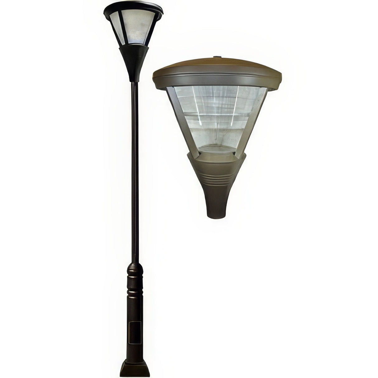 Dabmar Lighting GM5800-LED75-BZ bronze post cone shape fixture