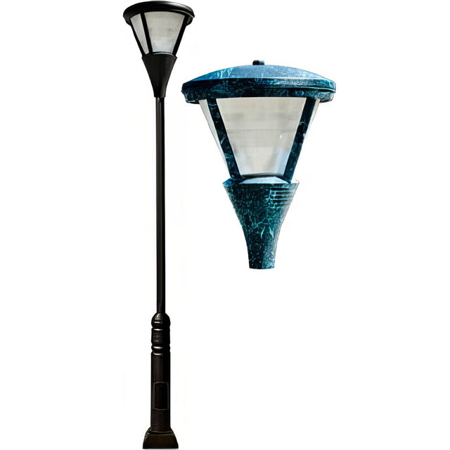 Dabmar Lighting GM5860-VG verde green post cone shape fixture