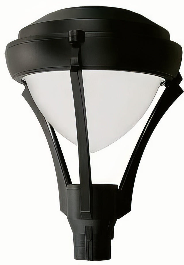 Dabmar Lighting GM590-L20-50K-B black outdoor post light fixture