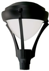 Dabmar Lighting GM590-L30-65K-B black outdoor post light fixture