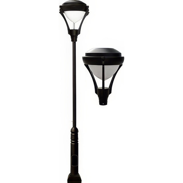 Dabmar Lighting GM5901-L20-50K-B black post light & pole