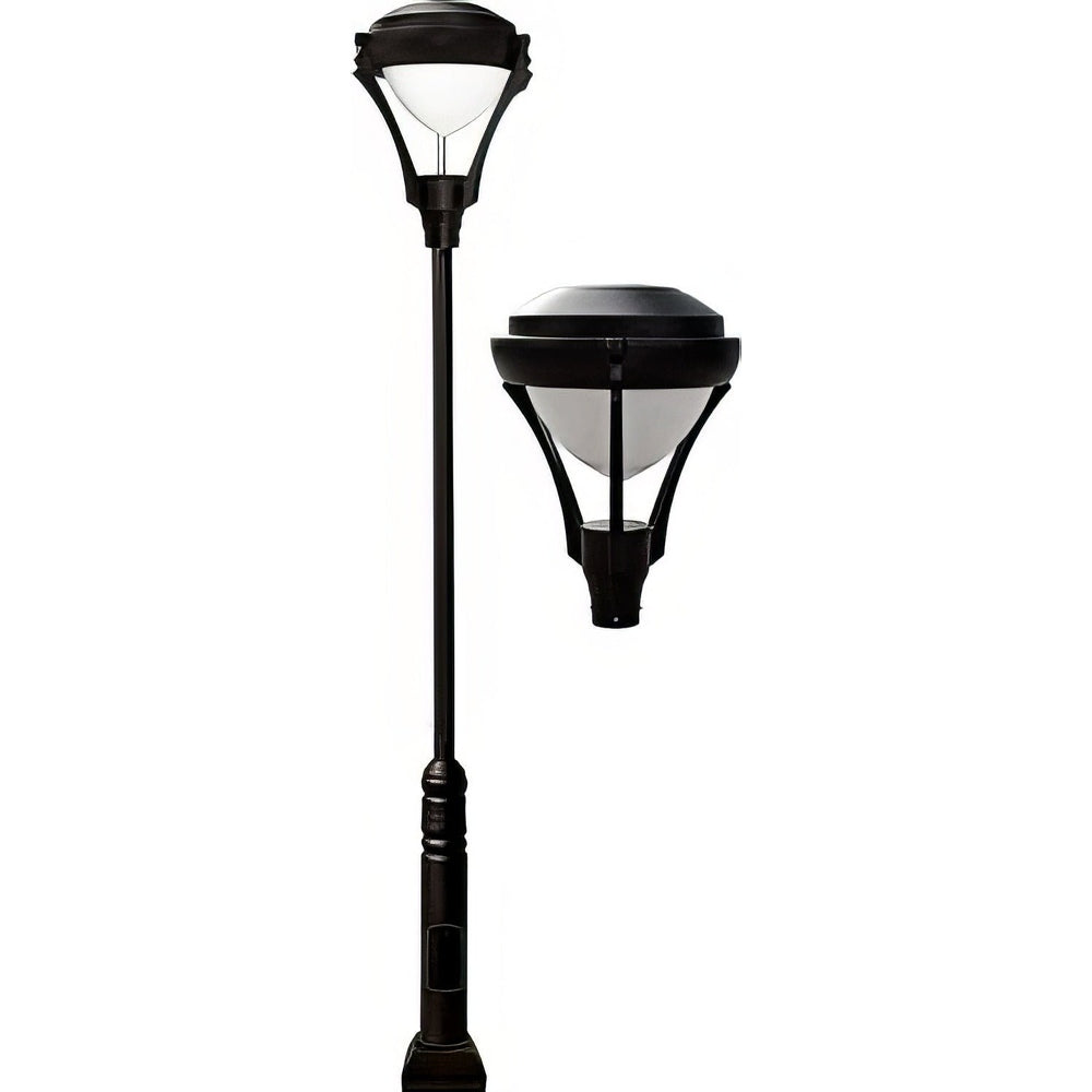 Dabmar Lighting GM5901-L30-30K-B black post light & pole