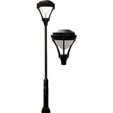 Dabmar Lighting GM5901-L30-30K-B black post light & pole