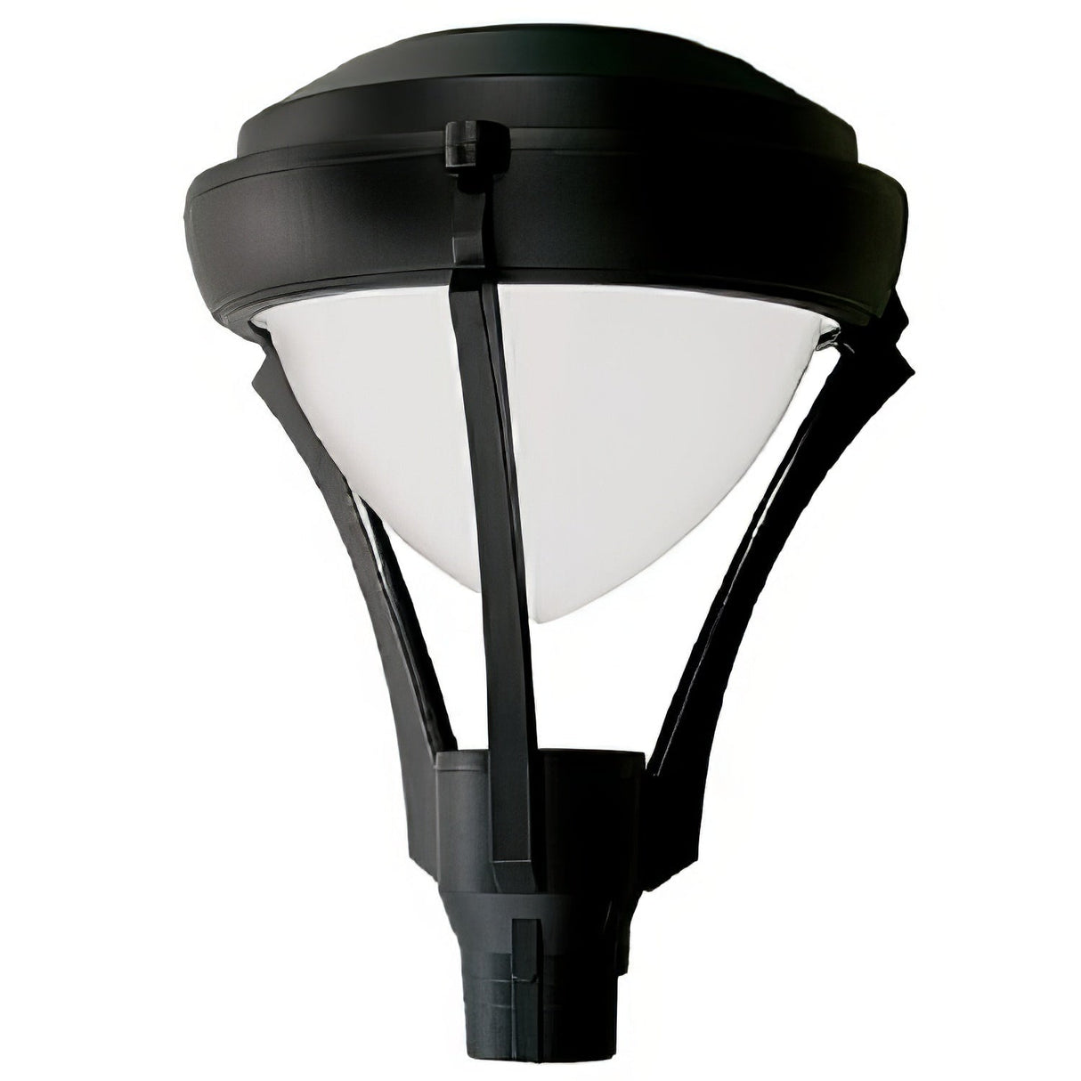 Dabmar Lighting GM592-B-MT-MT Powder Coated Cast Aluminum Post Top Light Fixture Black