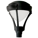 Dabmar Lighting GM592-B-MT-MT Powder Coated Cast Aluminum Post Top Light Fixture Black