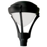 Dabmar Lighting GM594-B-MT-MT Powder Coated Cast Aluminum Post Top Light Fixture Black