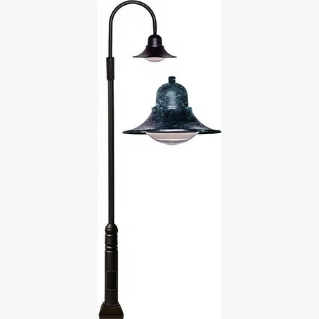 Dabmar Lighting GM6011-LB60-50K-VG verde green post light & pole