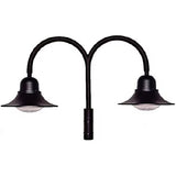Dabmar Lighting GM605-B black post top led light fixture