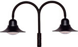 Dabmar Lighting GM605-LB120-30K-B black outdoor post light fixture