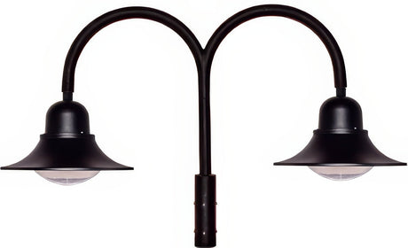 Dabmar Lighting GM605-LB120-30K-B black outdoor post light fixture