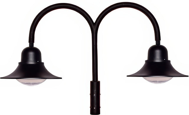Dabmar Lighting GM605-LB120-30K-B black outdoor post light fixture