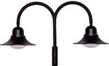Dabmar Lighting GM605-LB120-50K-B black outdoor post light fixture