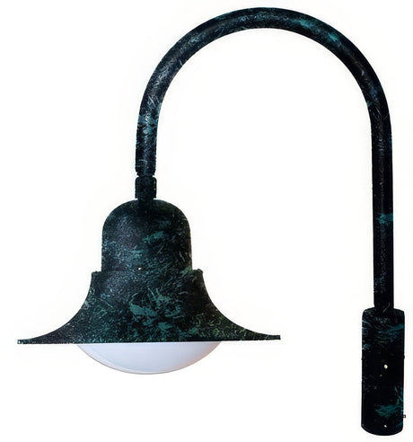 Dabmar Lighting GM611-L20-30K-VG verde green outdoor post light fixture
