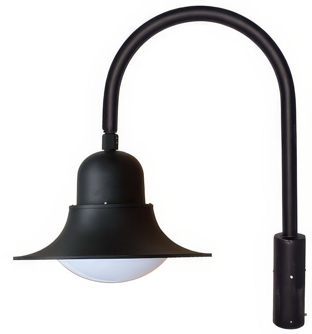 Dabmar Lighting GM611-L30-30K-B black outdoor post light fixture