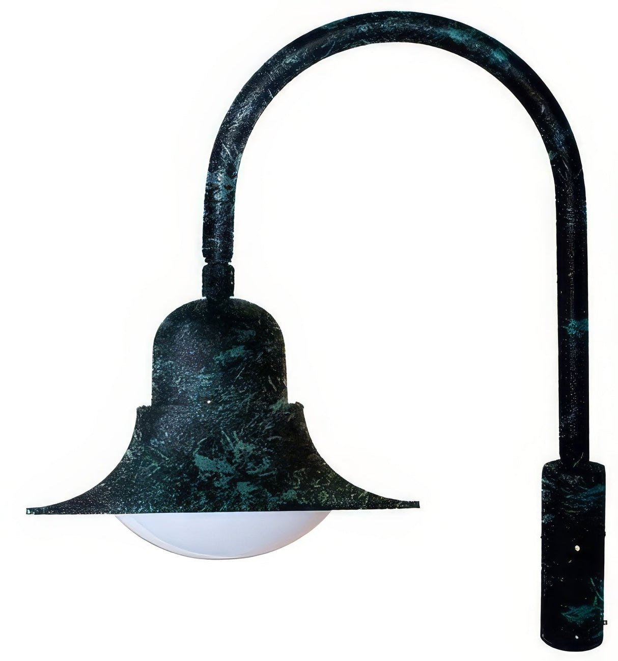 Dabmar Lighting GM611-L30-30K-VG verde green outdoor post light fixture
