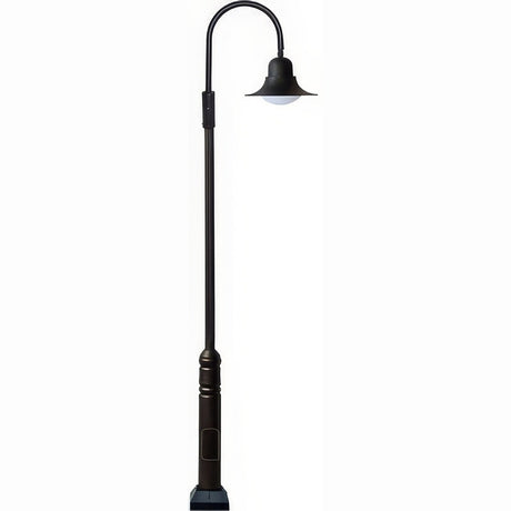 Dabmar Lighting GM6111-B black post light & pole