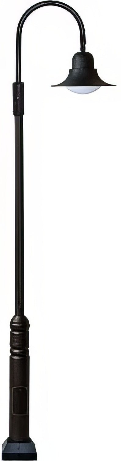 Dabmar Lighting GM6111-L20-30K-B black post light & pole