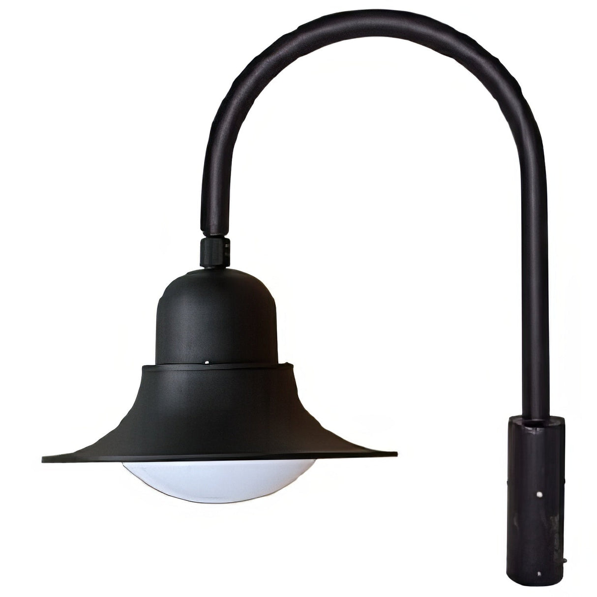 Dabmar Lighting GM615-B Powder Coated Cast Aluminum Post Top Light Fixture Black