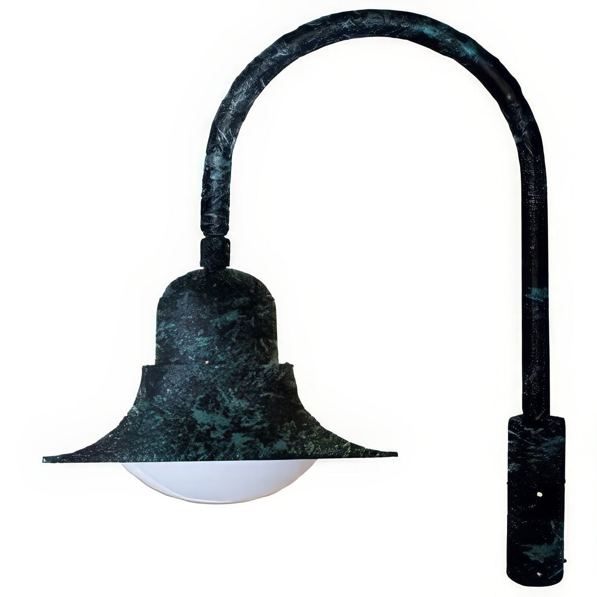 Dabmar Lighting GM615-VG Powder Coated Cast Aluminum Post Top Light Fixture Verde Green
