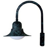 Dabmar Lighting GM615-VG Powder Coated Cast Aluminum Post Top Light Fixture Verde Green