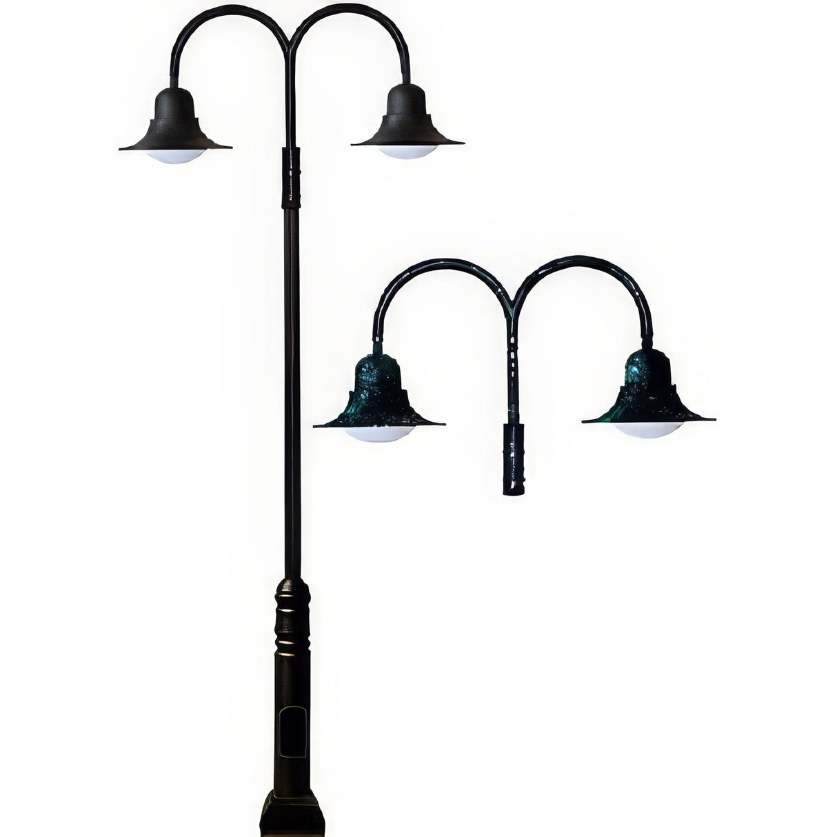 Dabmar Lighting GM6205-VG verde green post fixture