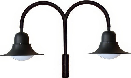 Dabmar Lighting GM621-L40-50K-B black outdoor post light fixture
