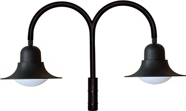 Dabmar Lighting GM621-L60-65K-B black outdoor post light fixture