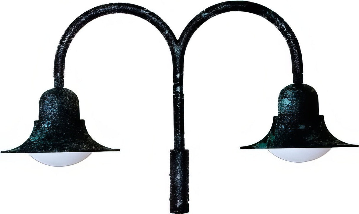Dabmar Lighting GM621-L60-65K-VG verde green outdoor post light fixture