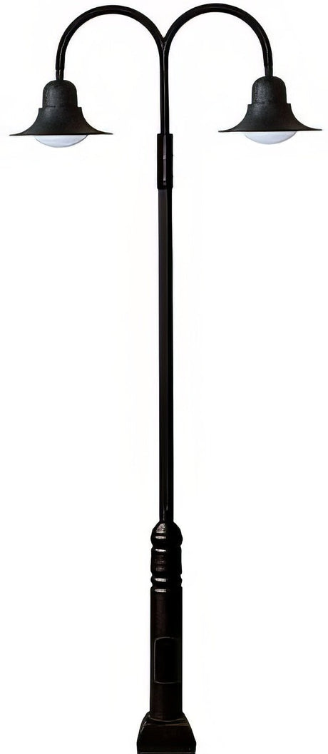 Dabmar Lighting GM6211-B black post light & pole