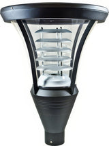 Dabmar Lighting GM640-L20-50K-B black outdoor post light fixture