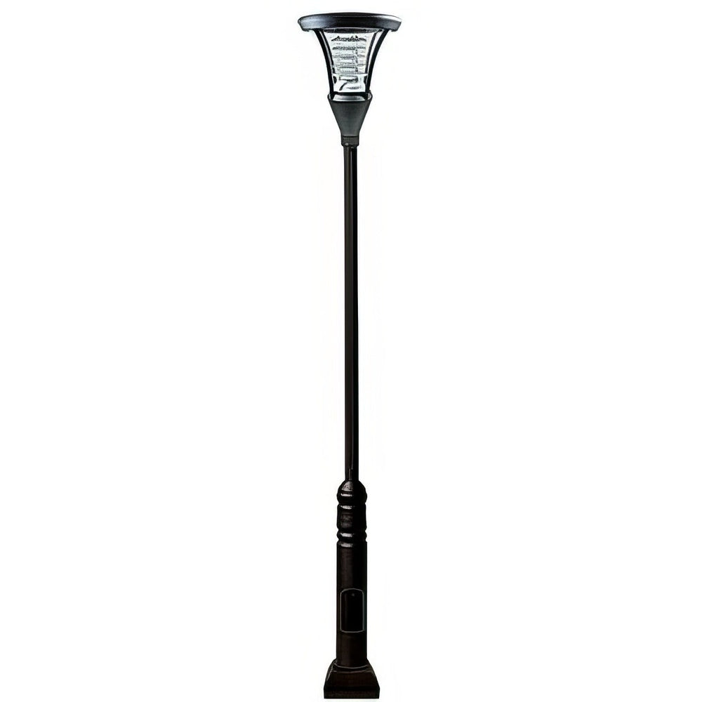 Dabmar Lighting GM6401-L20-30K-B black post light & pole