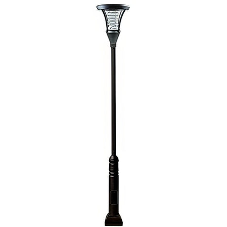 Dabmar Lighting GM6401-L20-30K-B black post light & pole