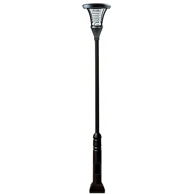 Dabmar Lighting GM6401-L20-30K-B black post light & pole