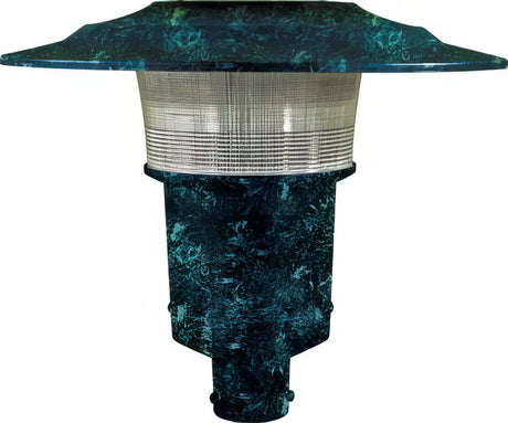 Dabmar Lighting GM655-L20-50K-VG verde green outdoor post light fixture