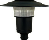 Dabmar Lighting GM655-L30-30K-B black outdoor post light fixture