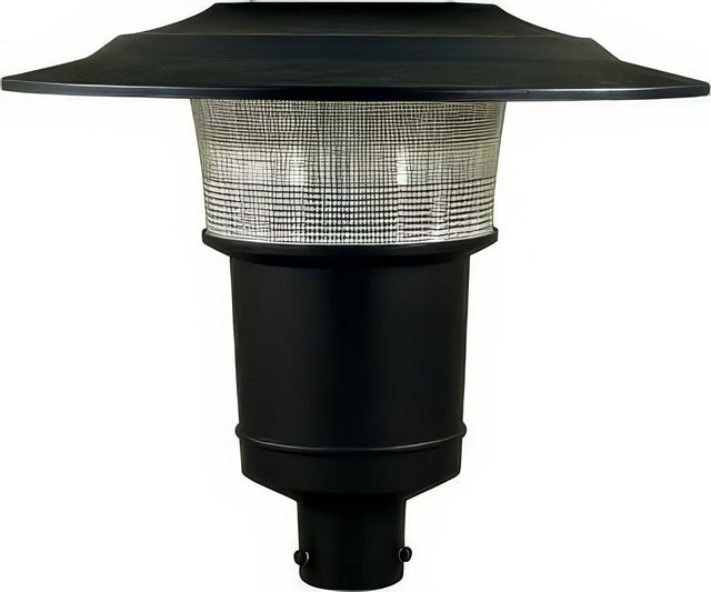 Dabmar Lighting GM655-L30-30K-B black outdoor post light fixture