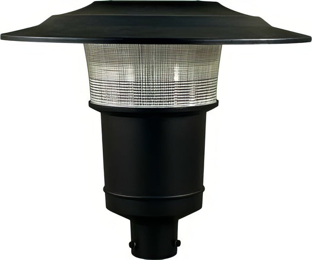 Dabmar Lighting GM655-L30-65K-B black outdoor post light fixture