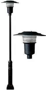 Dabmar Lighting GM6551-B black post light & pole