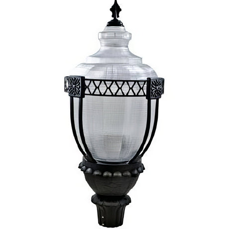 Dabmar Lighting GM660-B black acorn post top fixture