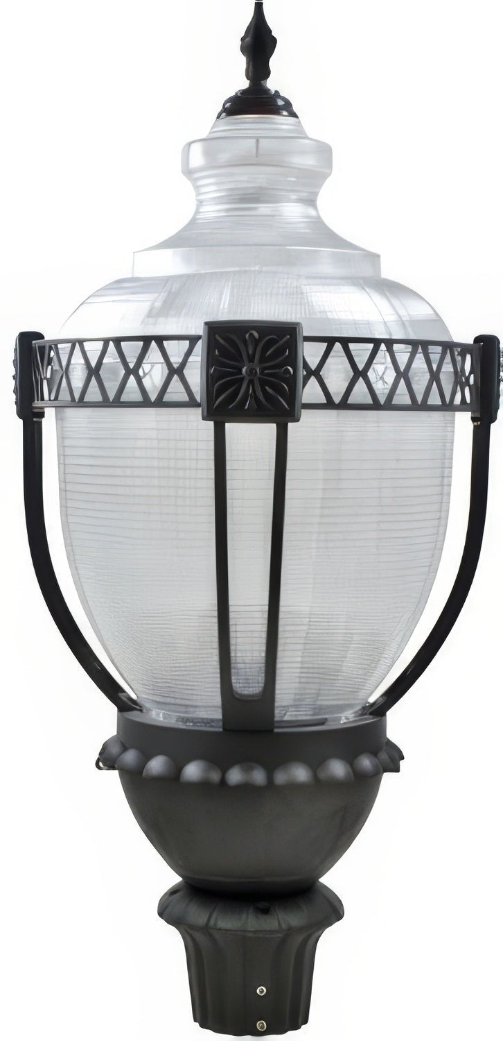 Dabmar Lighting GM660-L63-40K-B black outdoor post light fixture