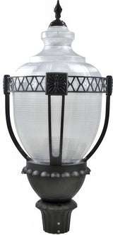 Dabmar Lighting GM660-L63-40K-B black outdoor post light fixture
