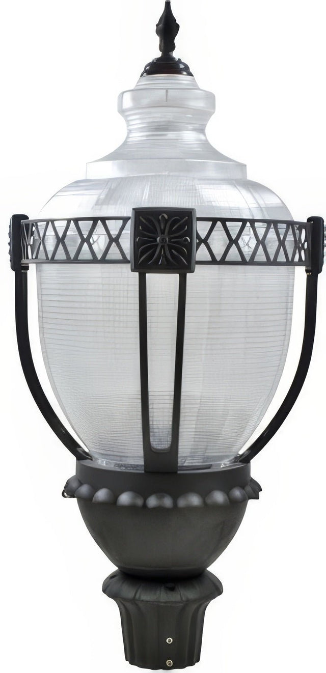 Dabmar Lighting GM660-L63-40K-B black outdoor post light fixture